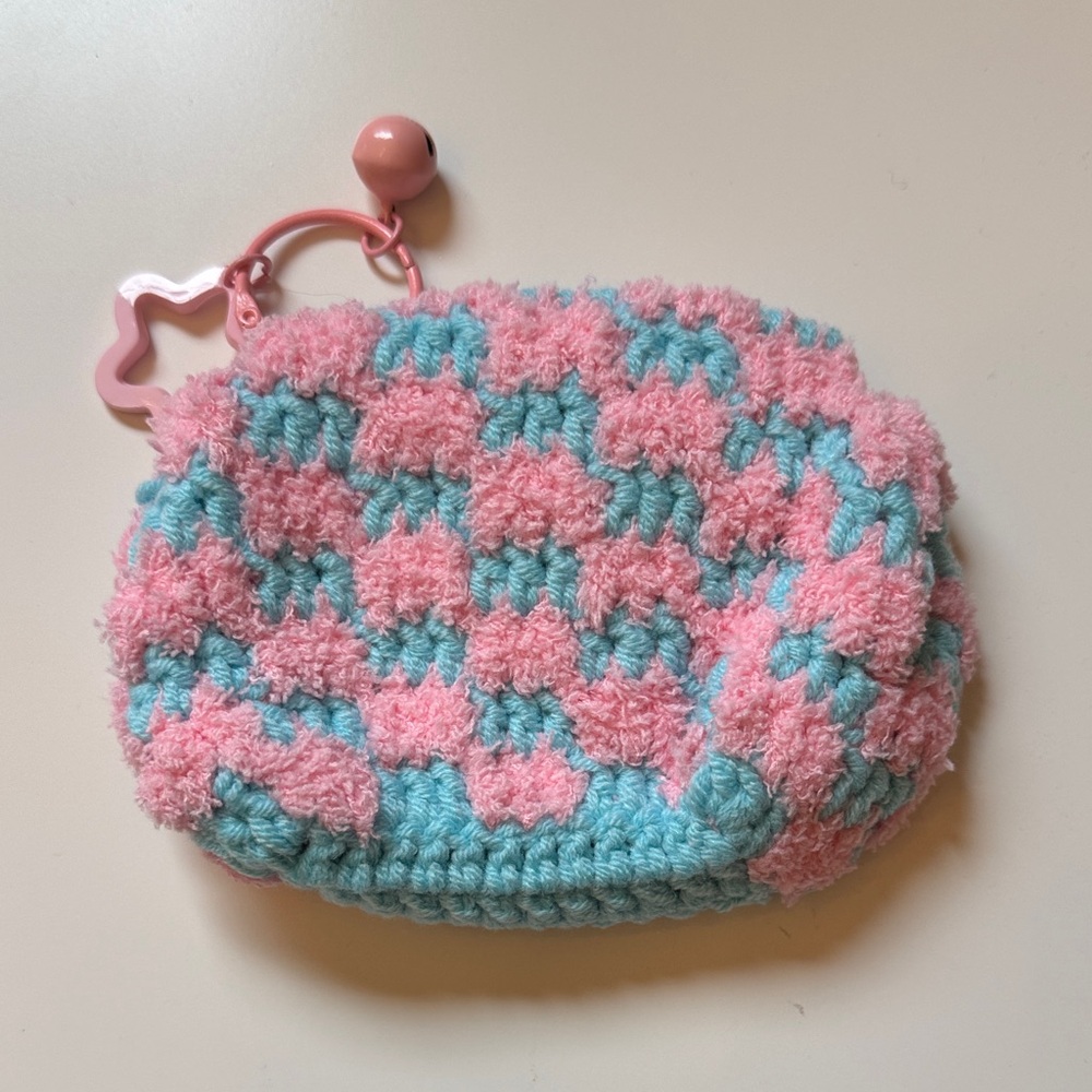 Handmade Crocheted Wallet Pouch - Picture 2 of 6